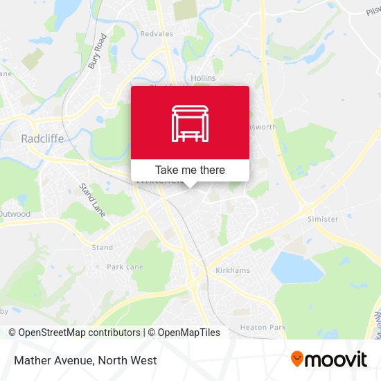 Mather Avenue map