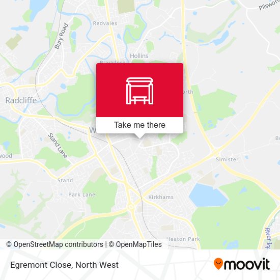 Egremont Close map