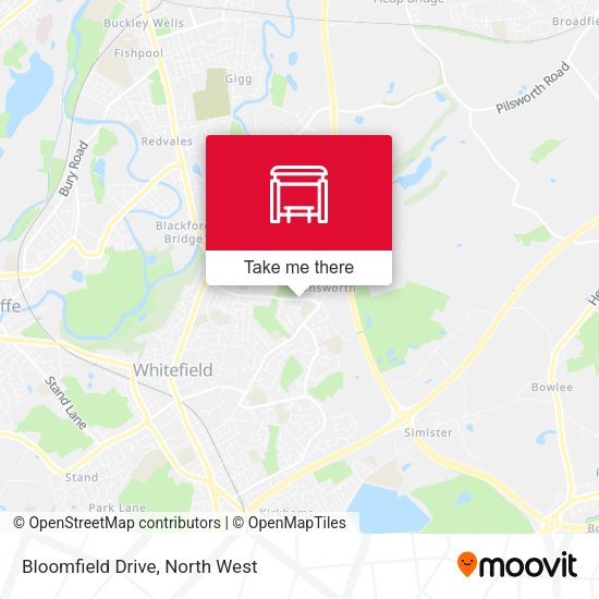Bloomfield Drive map