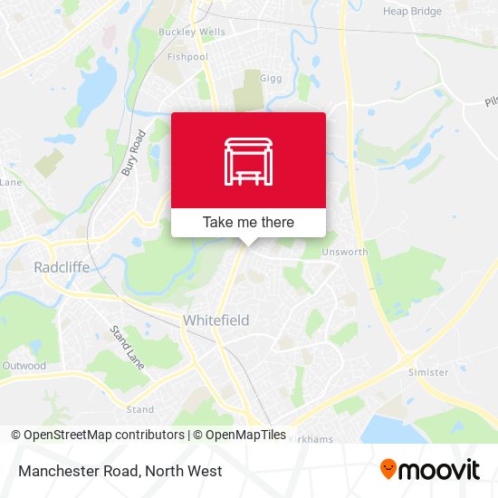 Manchester Road map