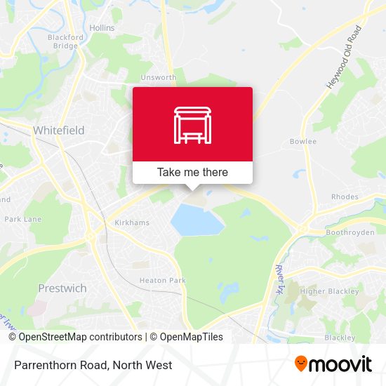 Parrenthorn Road map