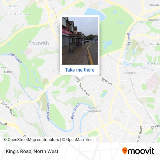 King's Road map