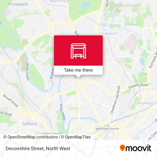 Devonshire Street map