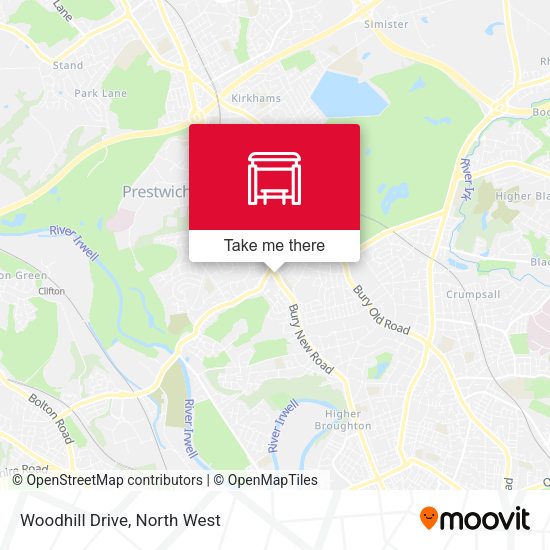 Woodhill Drive map