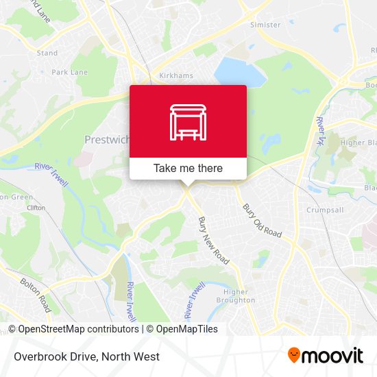 Overbrook Drive map