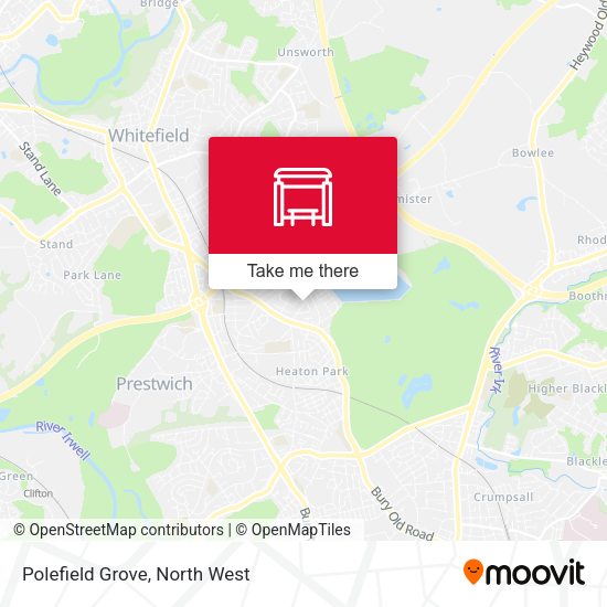 Polefield Grove map