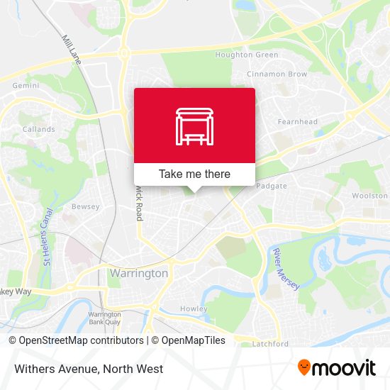 Withers Avenue map