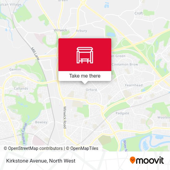 Kirkstone Avenue map