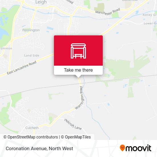 Coronation Avenue map