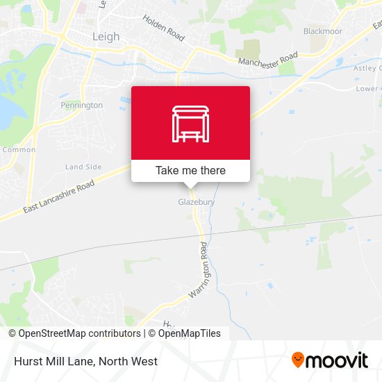 Hurst Mill Lane map