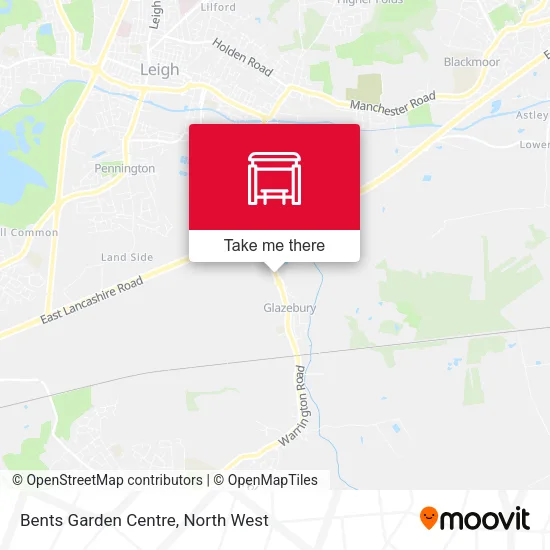 Bents Garden Centre map
