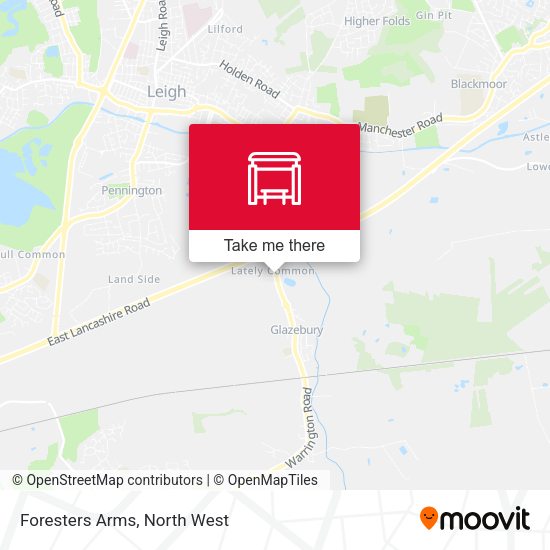 Foresters Arms map