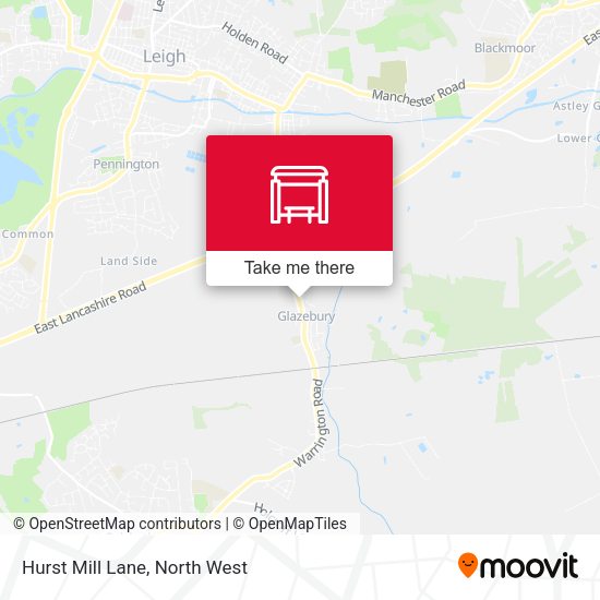 Hurst Mill Lane map