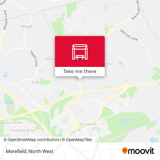 Merefield map