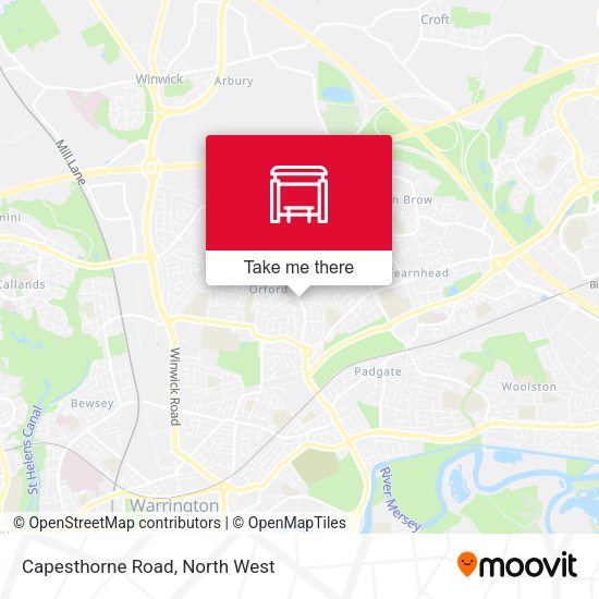 Capesthorne Road map