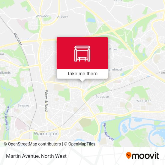 Martin Avenue map
