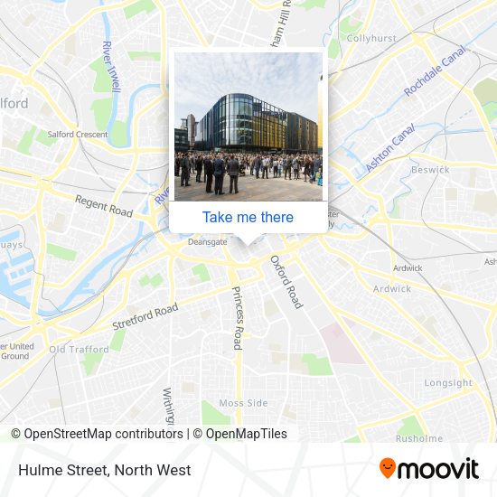 Hulme Street map