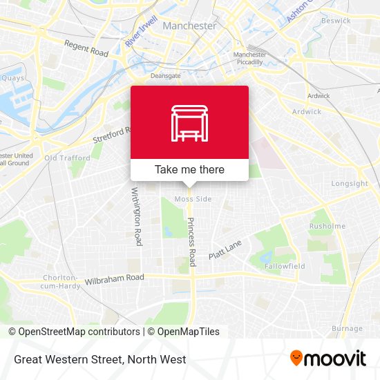 Great Western Street map