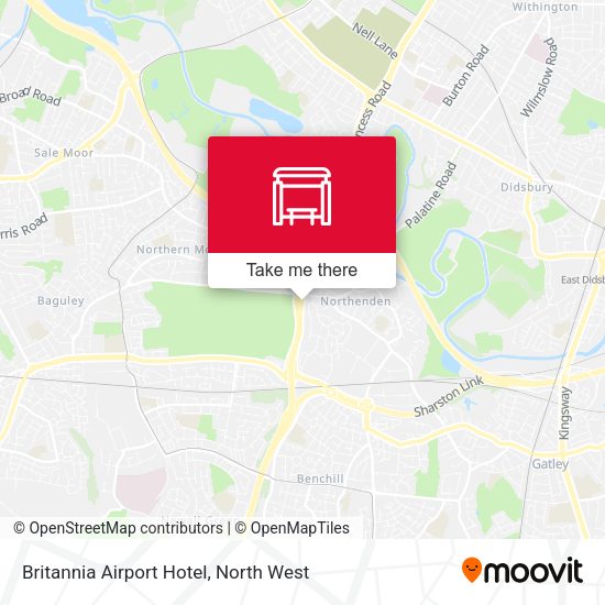 Britannia Airport Hotel map