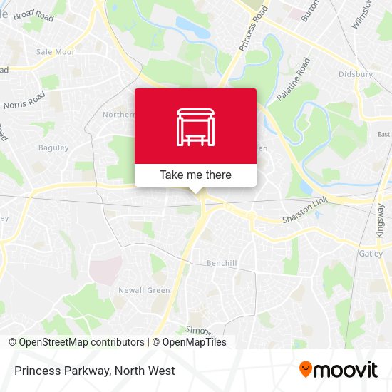 Princess Parkway map