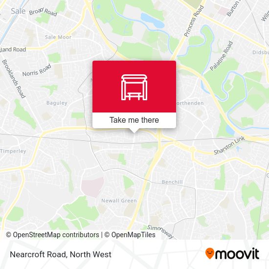 Nearcroft Road map