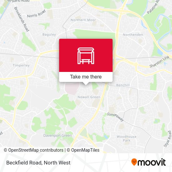 Beckfield Road map