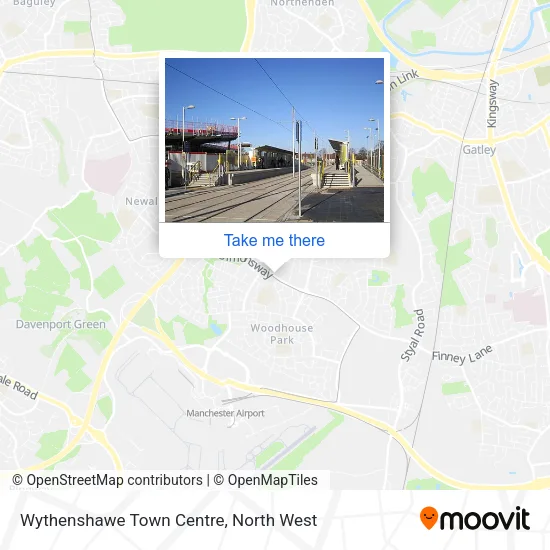 Wythenshawe Town Centre map