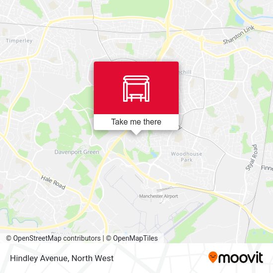 Hindley Avenue map