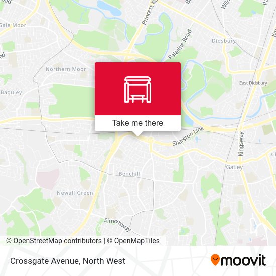 Crossgate Avenue map