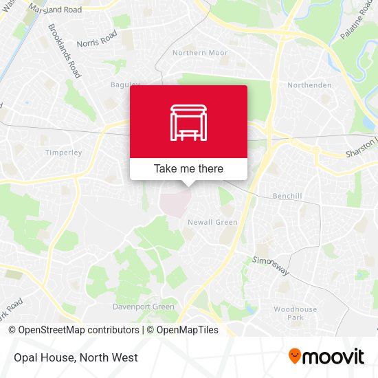 Opal House map