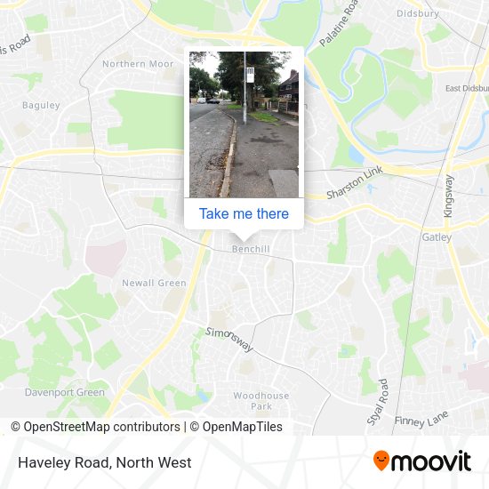 Haveley Road map