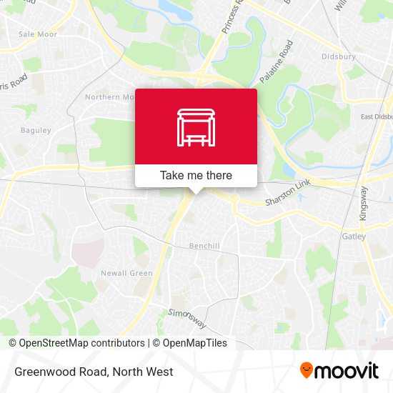 Greenwood Road map