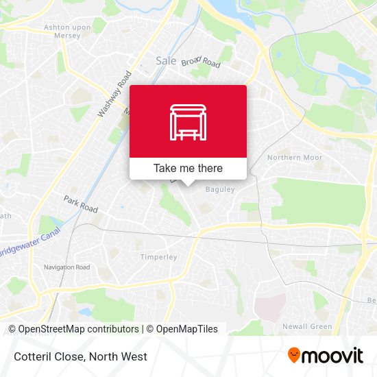 Cotteril Close map