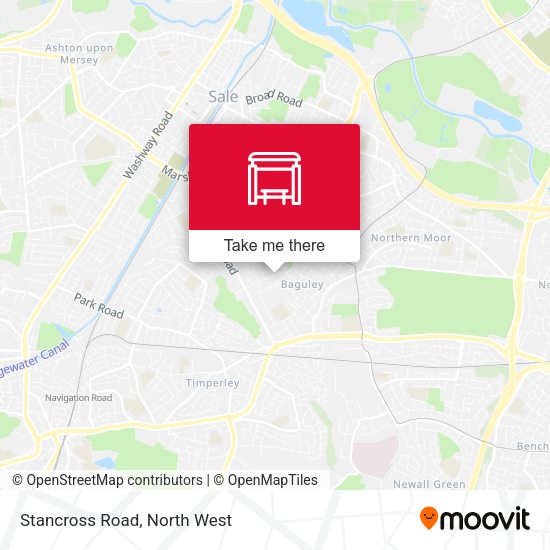 Stancross Road map