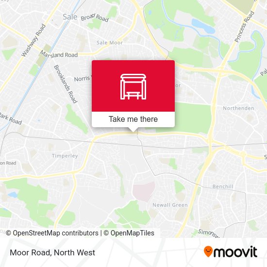 Moor Road map