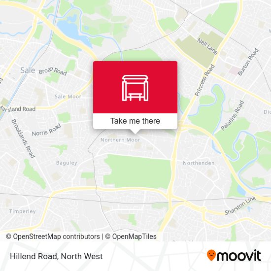 Hillend Road map