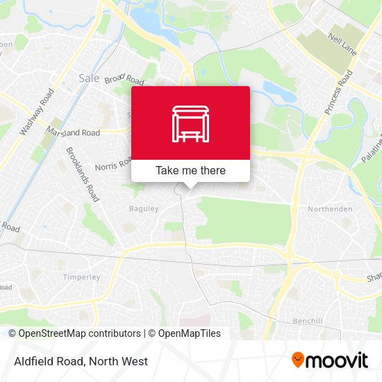 Aldfield Road map