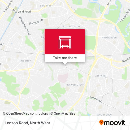 Ledson Road map