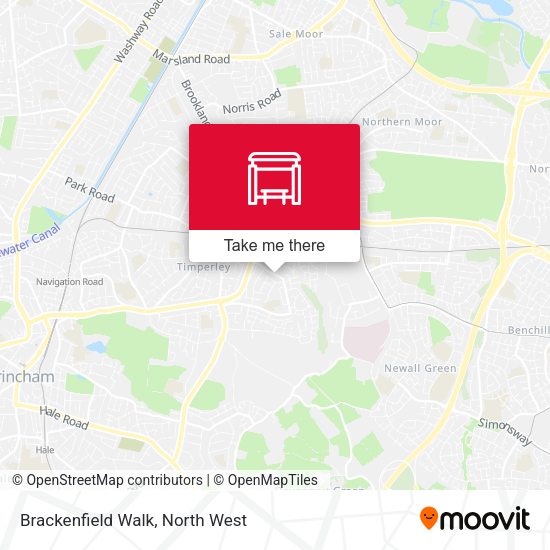 Brackenfield Walk map