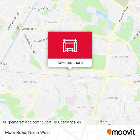 Moor Road map