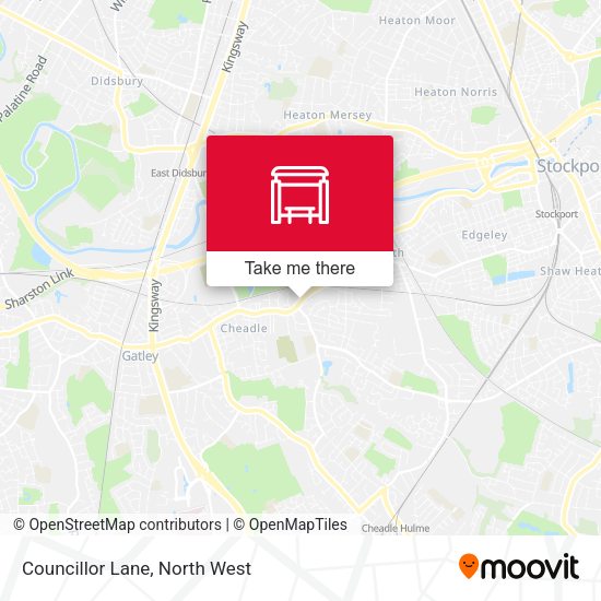 Councillor Lane map