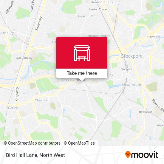 Bird Hall Lane map