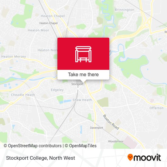 Stockport College map