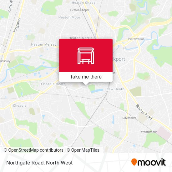 Northgate Road map