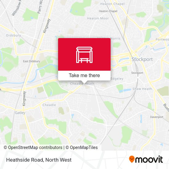 Heathside Road map