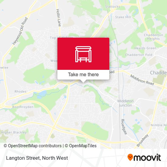 Langton Street map