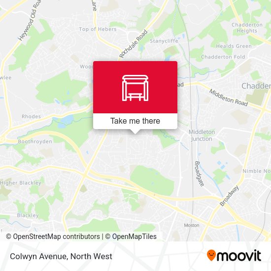 Colwyn Avenue map