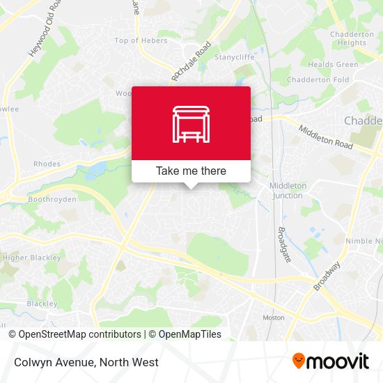 Colwyn Avenue map
