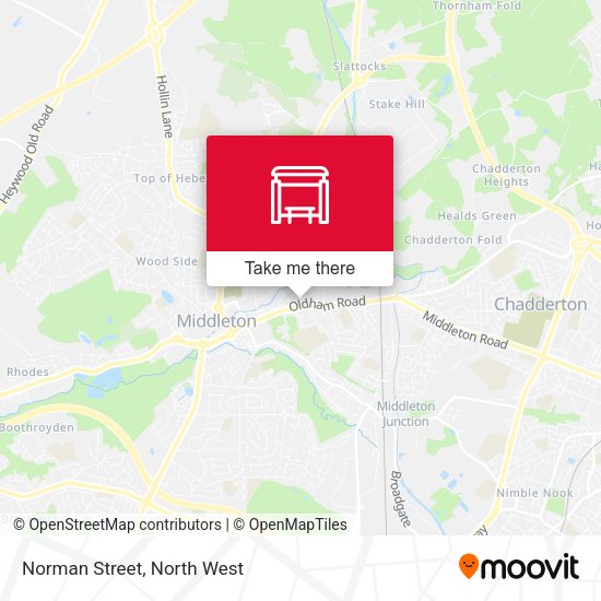 Norman Street map