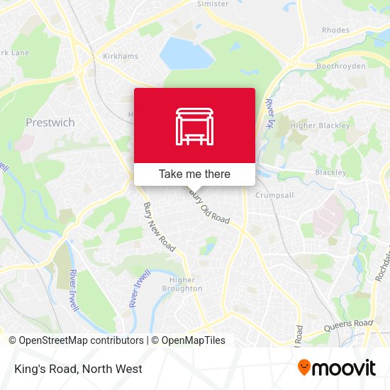 King's Road map
